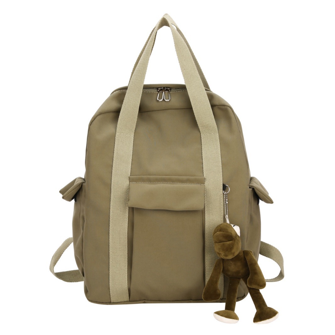 Mochila de mujer nueva mochila portátil multifuncional de gran capacidad estilo coreano de moda simple campus estudiante de secundaria espalda