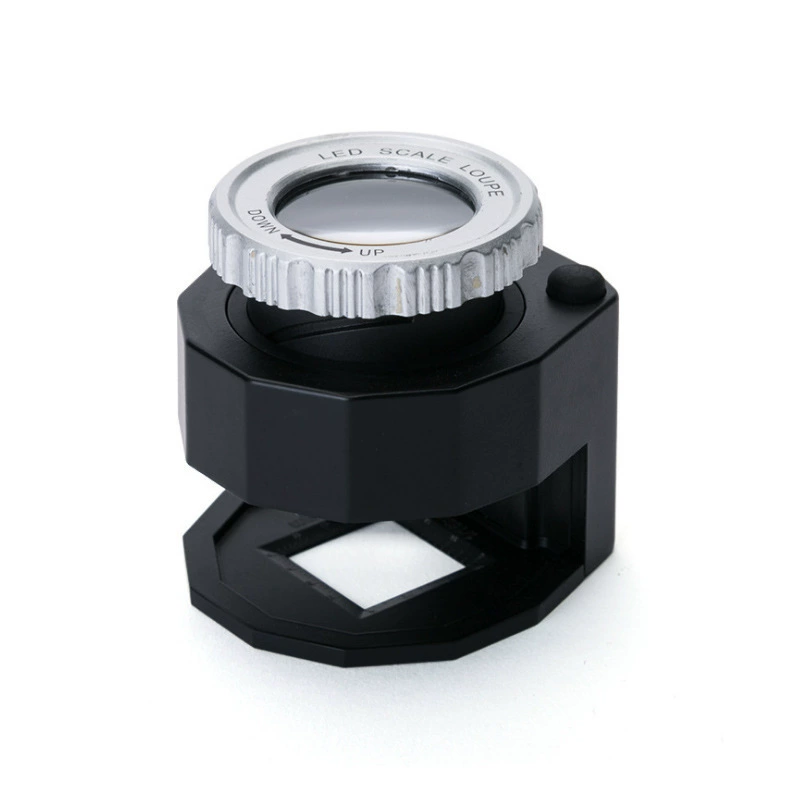 Металлическое фото зеркало светодиодное увеличительное стекло HD детектор денег лампа 30X детская игрушка со шкалой портативный цилиндр оптом