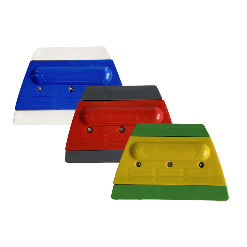 Qili Qili Herramienta de película para automóvil Raspador trapezoidal de dos colores, suministros de película de cambio de color para automóvil, raspador de agua, spot al por mayor image 6