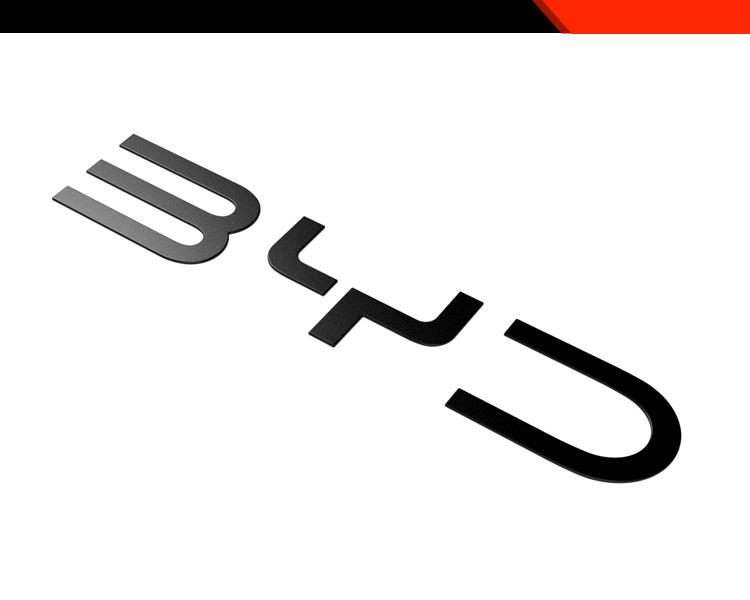 Suitable for Byd Shark 6 Modified Rear Trunk Car Logo Decorative Bright Strip Byd Shark Pickup Car Supplies