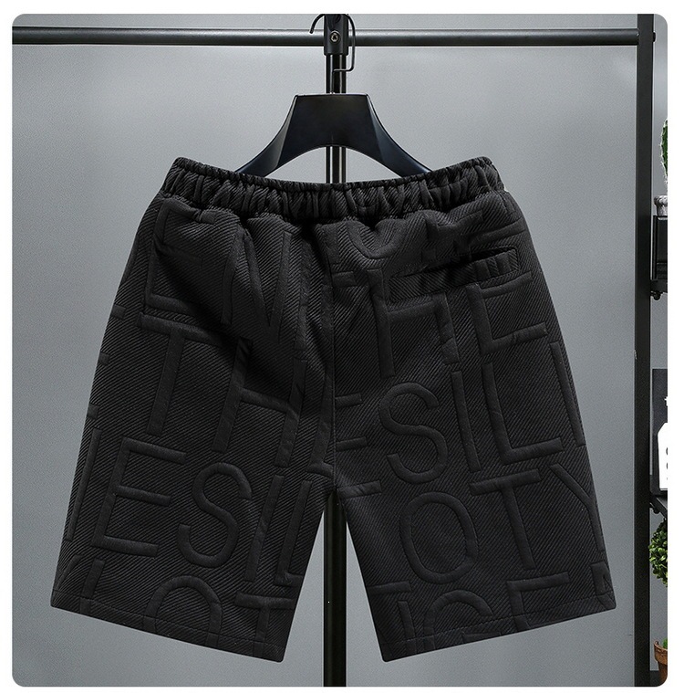 Plus Size Men's Summer Loose Shorts Trendy Five-Point Beach Pants Casual Mid-Length Fashion_viptrois.com