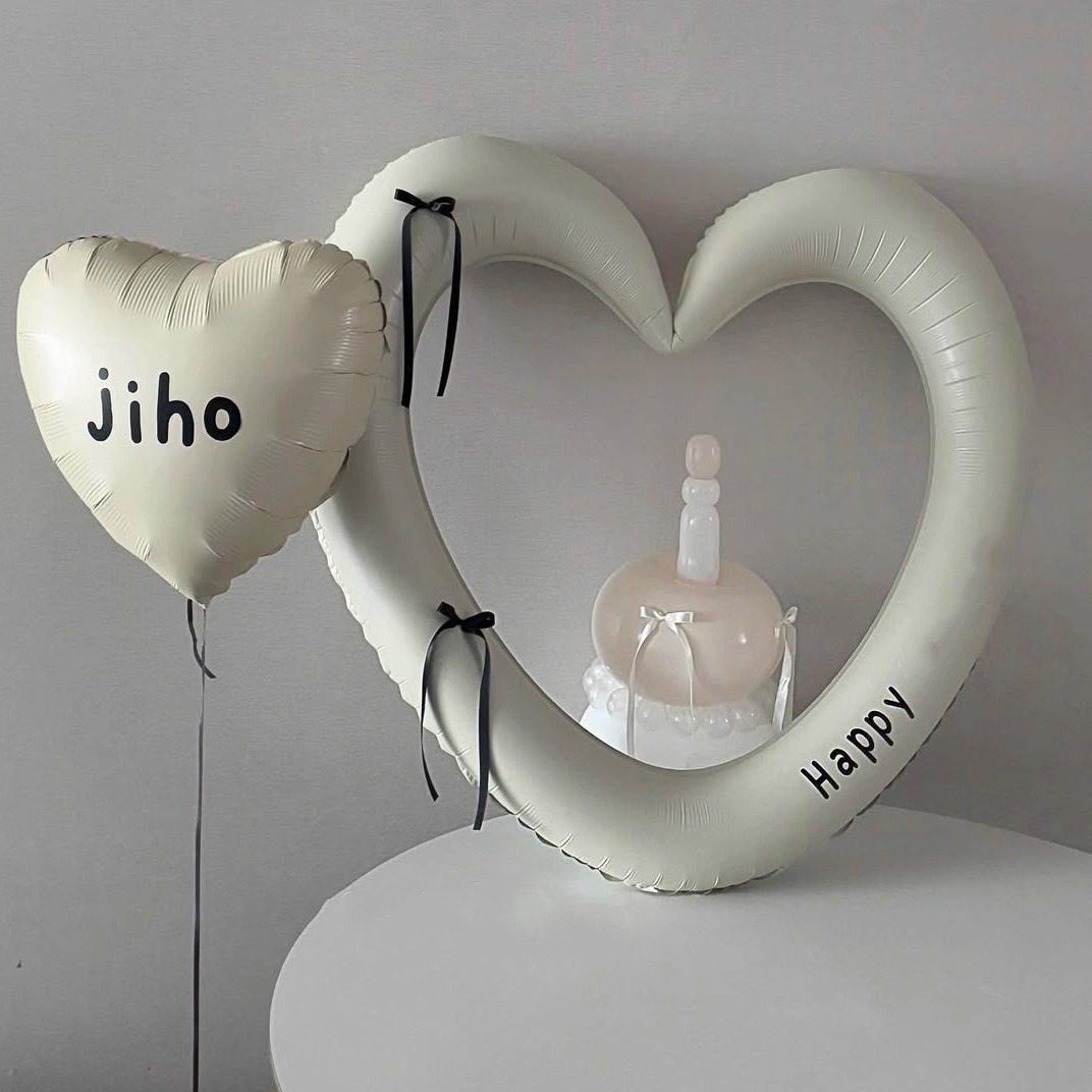 Herz Bilderrahmen Ballon Für Kindergeburtstag Party Deko_voghion.com