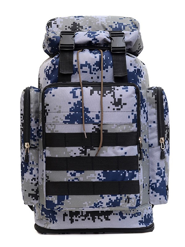 70L bolsa de montañismo de camuflaje impermeable de gran capacidad mochila táctica de ocio deportes al aire libre senderismo mochila