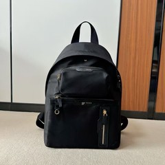 AN雅小众防水大容量多口袋功能双肩包男女包电脑背包休闲书包