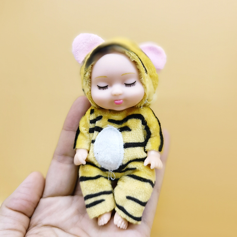 Caricatura encantadora muñeca de sueño bebé pacificador muñeca tela muñeca de peluche acompañante juguetes regalos para niños