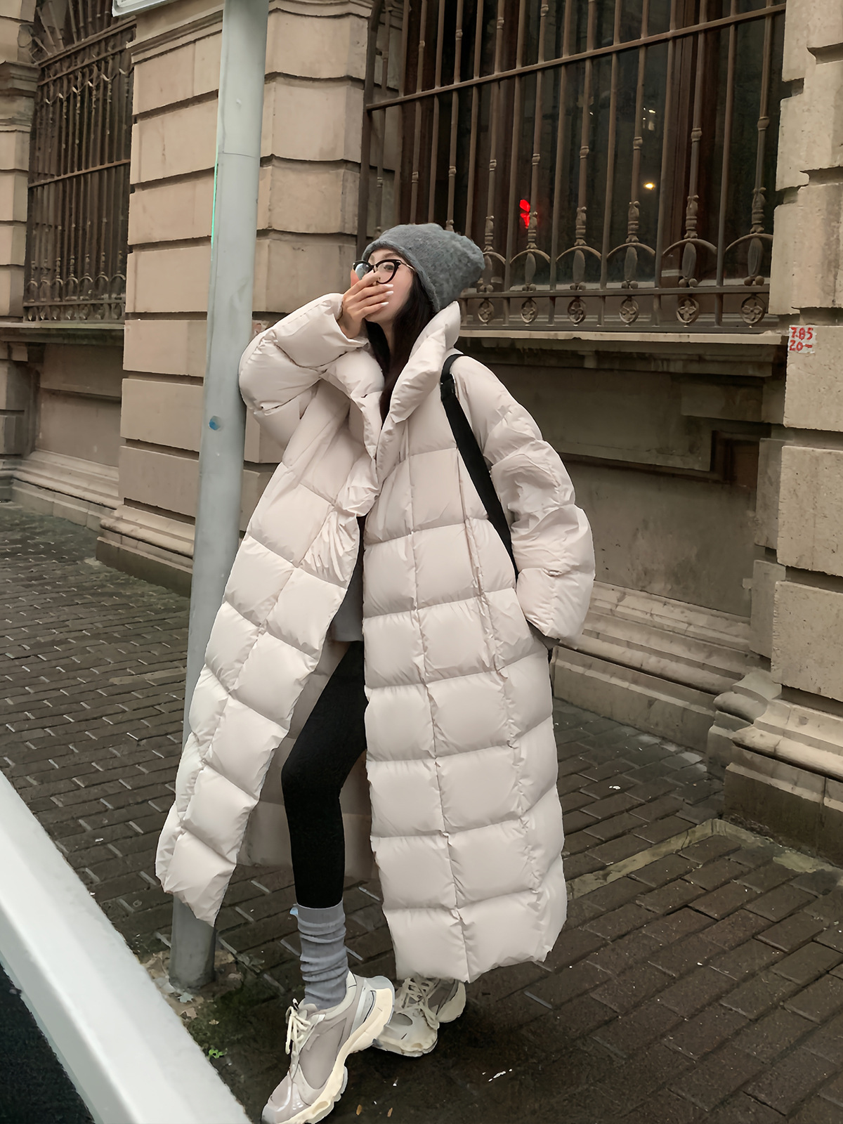오트밀 롱 스타일