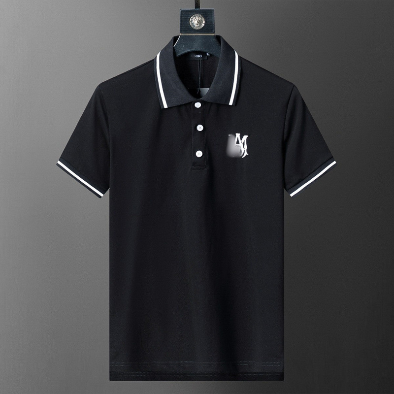 Camiseta de polo transfronteriza correcta de color sólido Jacquard camiseta de manga corta de punto Casual Compliance comercio exterior Dunhuang