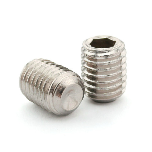4#6#8#1#1/4 304 stainless steel inch machine meter screws headless hexagonal tightening American stopper screws