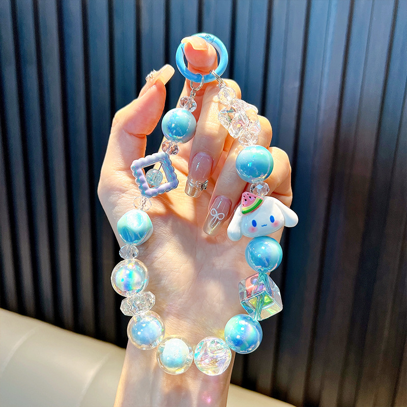 Cuentas Sanliou cadena de caja de teléfono móvil en vivo muñeca colgante para evitar la pérdida de pequeños regalos de estudiantes al por mayor