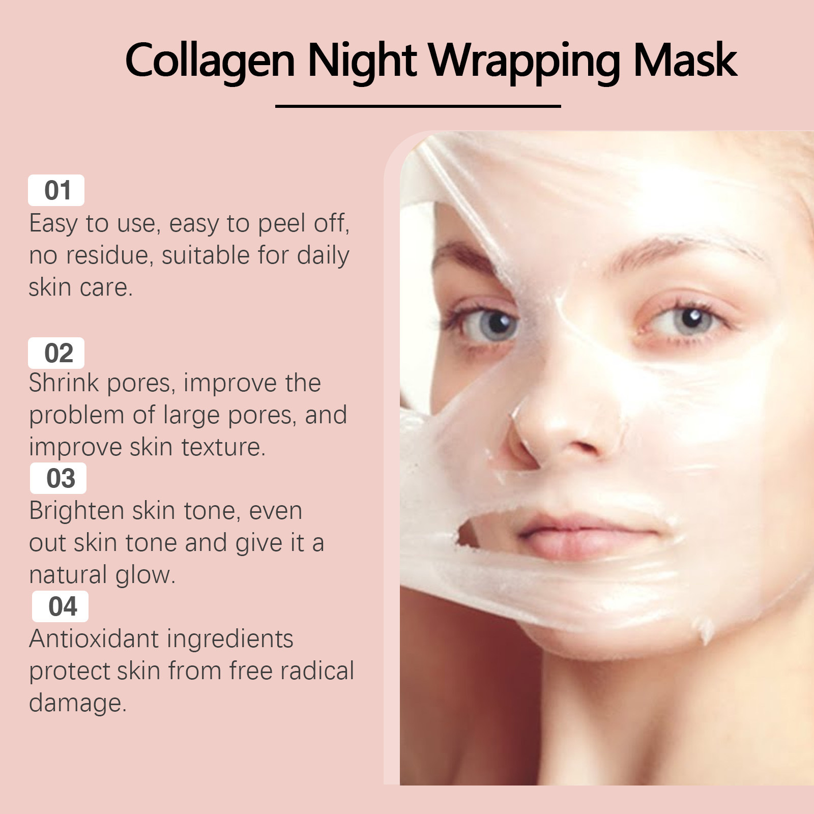 Solid Color Casual Elegant Facial Mask Skin Care Personal Care display picture 8