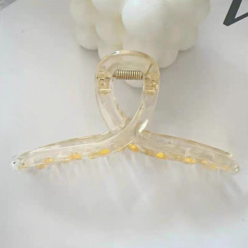 Champagne color transparent gripper 13cm
