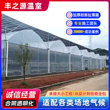 连栋大棚农业养殖花卉采摘蔬菜种植拱形大棚骨架农业连栋温室大棚