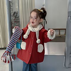儿童棉衣外套2025冬季新款女童宝宝夹棉上衣洋气加厚保暖衣服棉袄