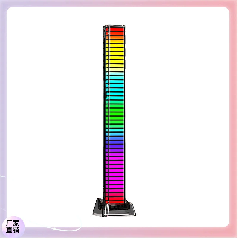 ▧LED подсветка для автомобиля RGB, управляемая голосом, ритм-свет, цветная тусовка музыки, свет Car 4D с датчиком голоса