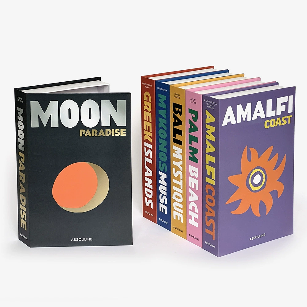 Цвет INS фальшивая книга украшение может открыть симуляцию книга хранилище коробка простая туризм серия дисплей книга настольное украшение