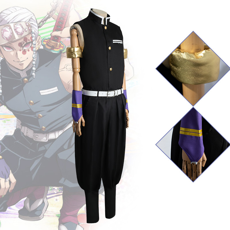 Halloween Demon Slayer C Japanese Anime OS Demon Slayer Corps Uniform Cosplay Costume of Kyoka Tsumugi.