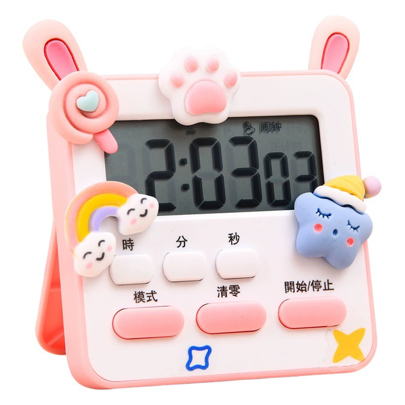 Будильник электронные часы дисплей маленькие цифровые часы мини настольные начальные и средние школы студенты умный настольный таймер