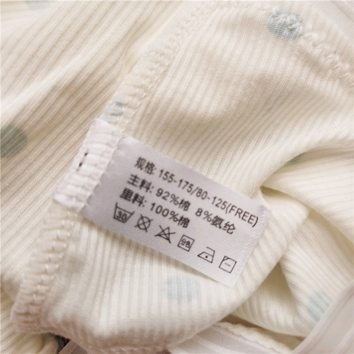 1757 cream polka dots#retro cute contrasting colors comfortable little dots cotton lace sexy women's underwear