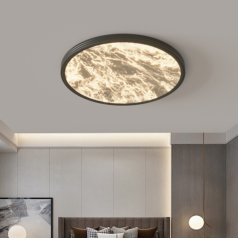 Luz de techo de nube italiana lujosa luminaria de habitación creativa minimalista 2025 nuevo diseño luces de dormitorio de alto nivel