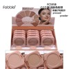 Foreign trade[ 12 Pcs] FC595B Light complexion Natural color Powder mirror Powder puff FEBBLE With a trial installation