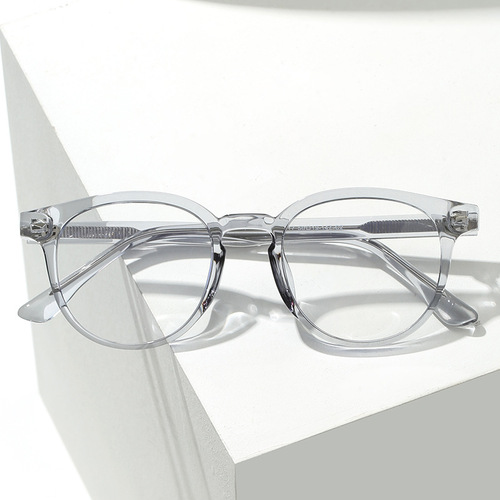 Lightweight nearsighted glasses for women, suitable for various prescription lenses, suitable for bare face, large face-shaping, round face, Korean version, trendy, bare face glasses 8117