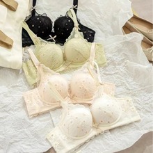 新款133-31舒适性感少女蕾丝聚拢杯小胸上托无钢圈调整型文胸套装