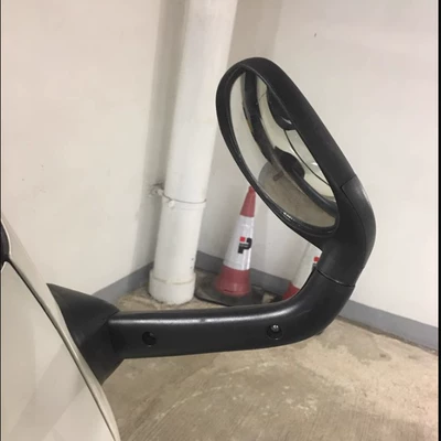 Rearview Mirror Suitable for Reversing Mirror Toyota Hiace 200 Series Universal Front Mirror Quick-Install Anti-Fog Mirror (Large field of view rear view auxiliary mirror)