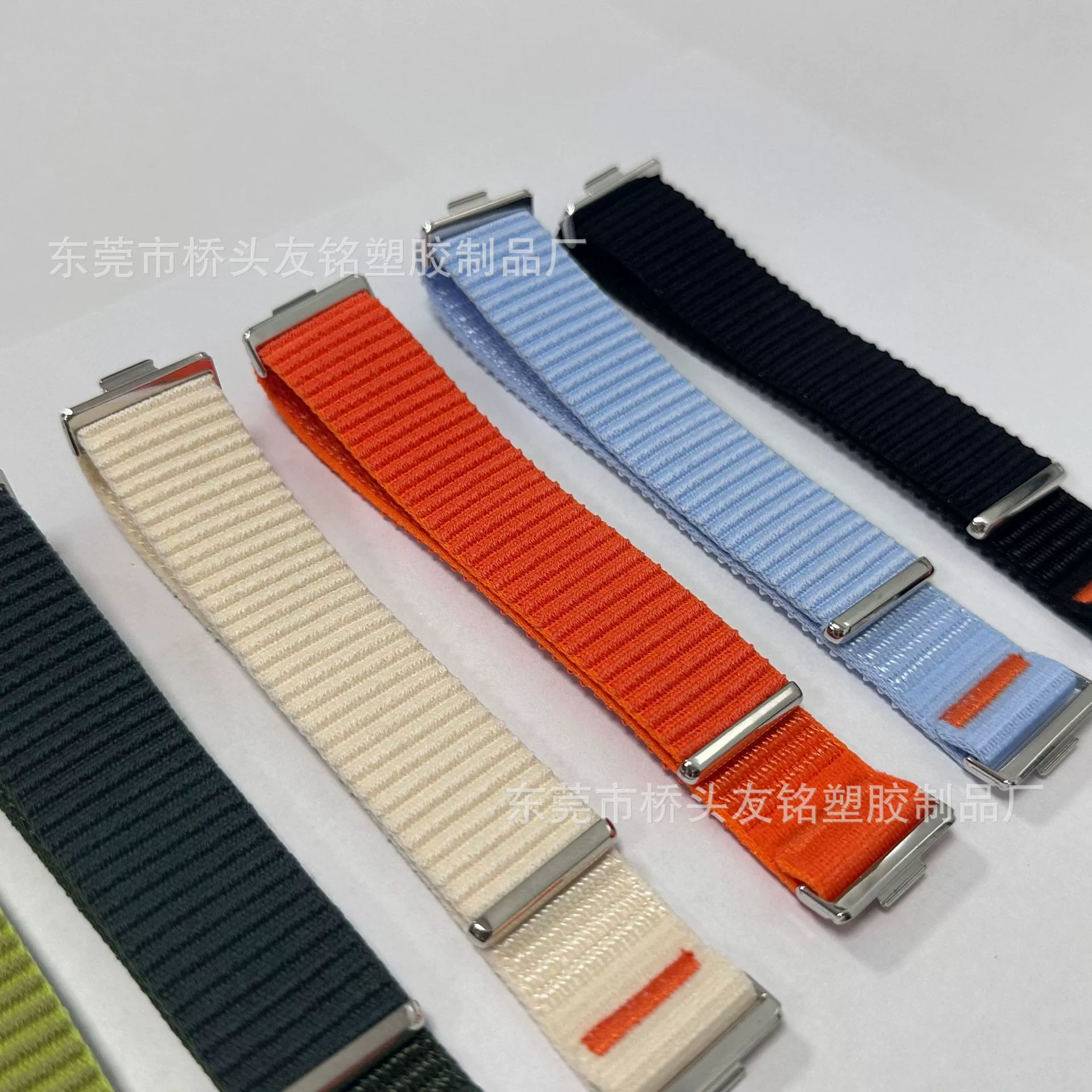 Подходящий для ремешка из нейлона типа петля Huawei Fit3/4/4pro с рисунком горной природы, тканый ремешок с волшебством