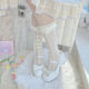 Lolita Lace Socks Mid-tube Short Lace Socks Women Cute Japanese Jk Lori Fairy Bow Calf Socks Thin