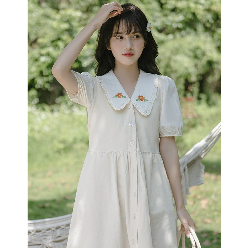 Длинная юбка в японском стиле, нежное платье в стиле Мори, женское лето 2025, новый сладкий тонкий костюм для отдыха, комплект из двух предметов