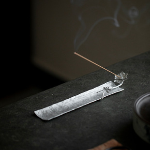 Tin Incense Stick Incense Board Incense Burner Japanese Style Household Incense Holder Tea Table Tea Room Ornaments
