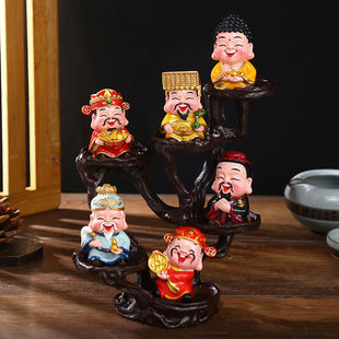 Fang Shenxian God of Wealth Decoration Creative Decorations Porch TV Cabinet Shop Opening housewarming gifts
