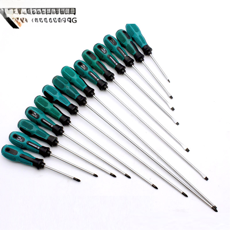 Juego de destornilladores, destornilladores de grado industrial de alta dureza cruzada, combinación de herramientas, destornillador magnético fuerte multifuncional