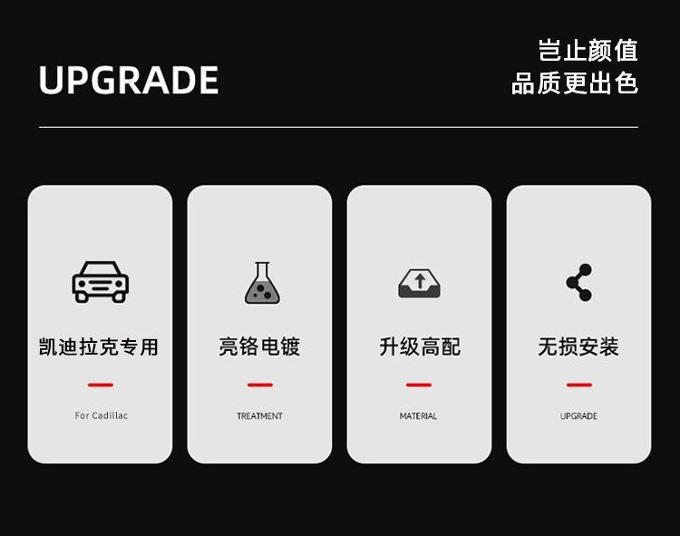 Cadillac lettering CT4 CT5 CT6 car emblem XT4 XT5 XT6 car sticker ATSL Shanghai General black emblem