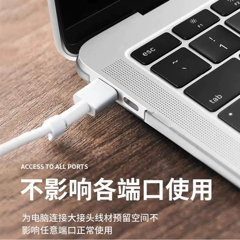 Apple, совместимый защитный чехол, прозрачный ноутбук, 14 дюймов, 4м, 3м