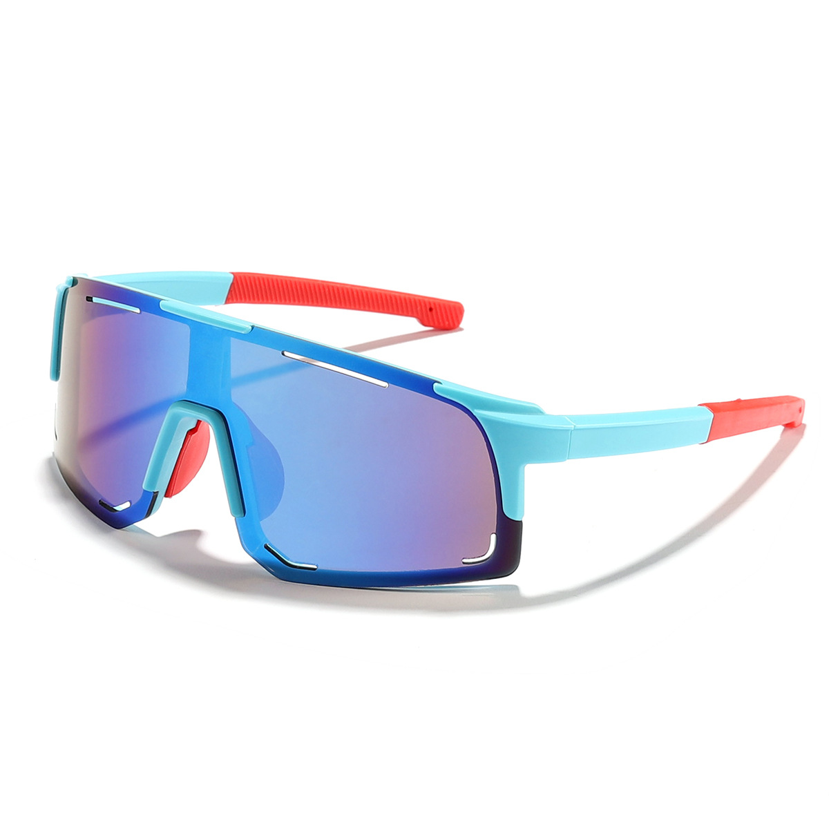 2024 Cross-border spot para niños nuevas gafas de sol a prueba de viento para ciclismo al aire libre con montura grande de una pieza, gafas de sol para niños y niñas