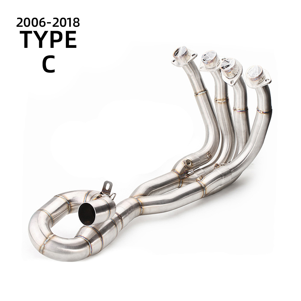 Motorcycle Yamaha Yamaha R6 Modified Stainless Steel Front Exhaust Connection Pipe 98-19 Exhaust Pipe