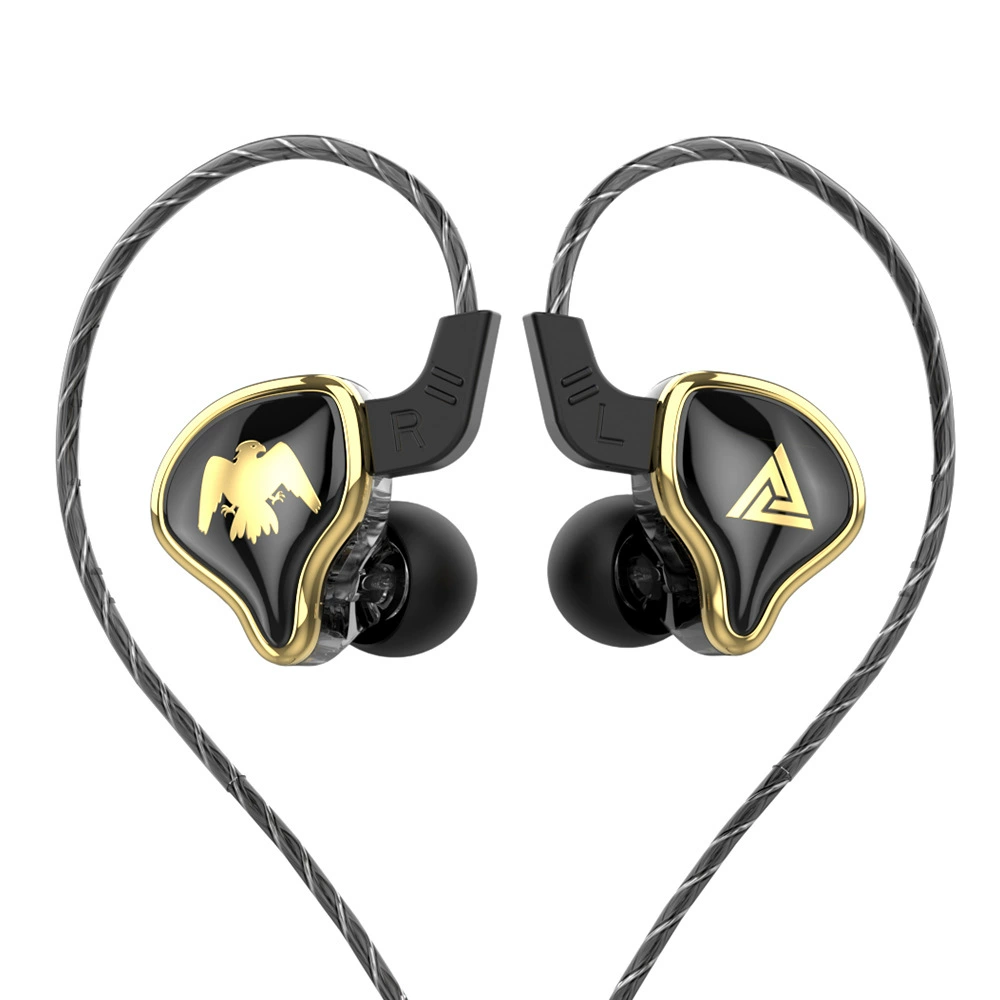QKZ AK6-ARES Спортивная гарнитура с ранее линейный контроль с весом пшеницы bass HIFI мобильный телефон гарнитура кросс-бордер наушники