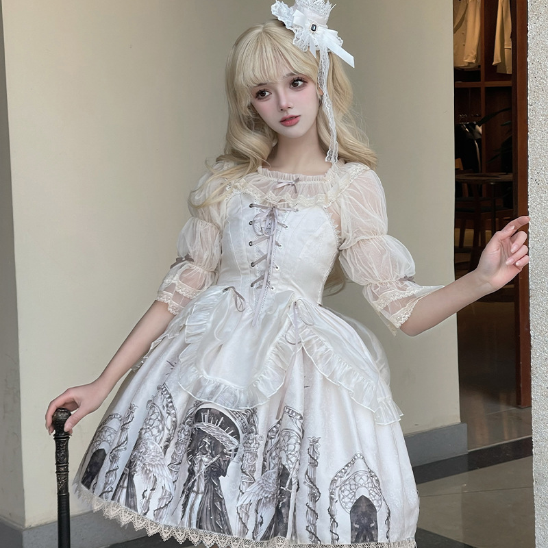 [Otoño e invierno Te precio] brocado jardín Lolita original Lolita entrega al por mayor en stock