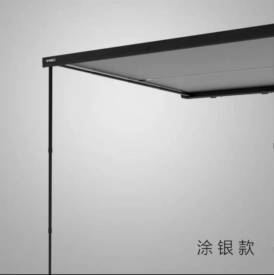Side Account Black Rubber Car Avtomobil dam çadırları - side-tent-silver-coated-3-5-people