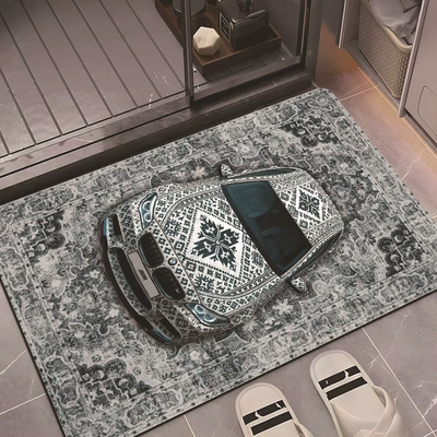 Avtomobil döşəmə paspasları: Bathroom Water-Absorbent Non-Slip Floor Mats - 1022yspcdd-3-4060cm-diatom-mud-rubber-sole