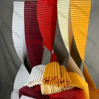 Гофрированная бумага декоративный реквизит оригами гофрированная бумага DIY без сращивания одна длинная волнистая бумага свадебный веер