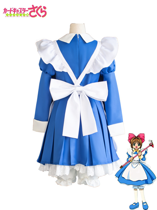 百变小樱cos服爱丽丝小樱女仆装木之本樱cosplay二次元魔卡少女樱|undefined