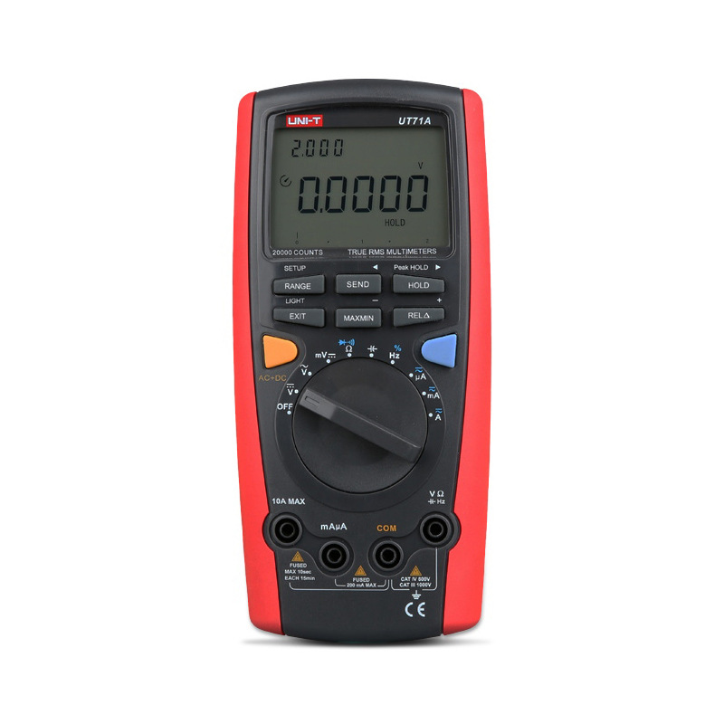 优利德UT71A/B/C/D/E数字万用表 电工仪表智能数显表表