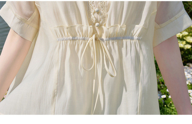 Bộ đồ mùa hè nữ Tencel cao cấp áo hai dây quần ống rộng ba món SY2697 — Bộ màu như hình chi tiết 21