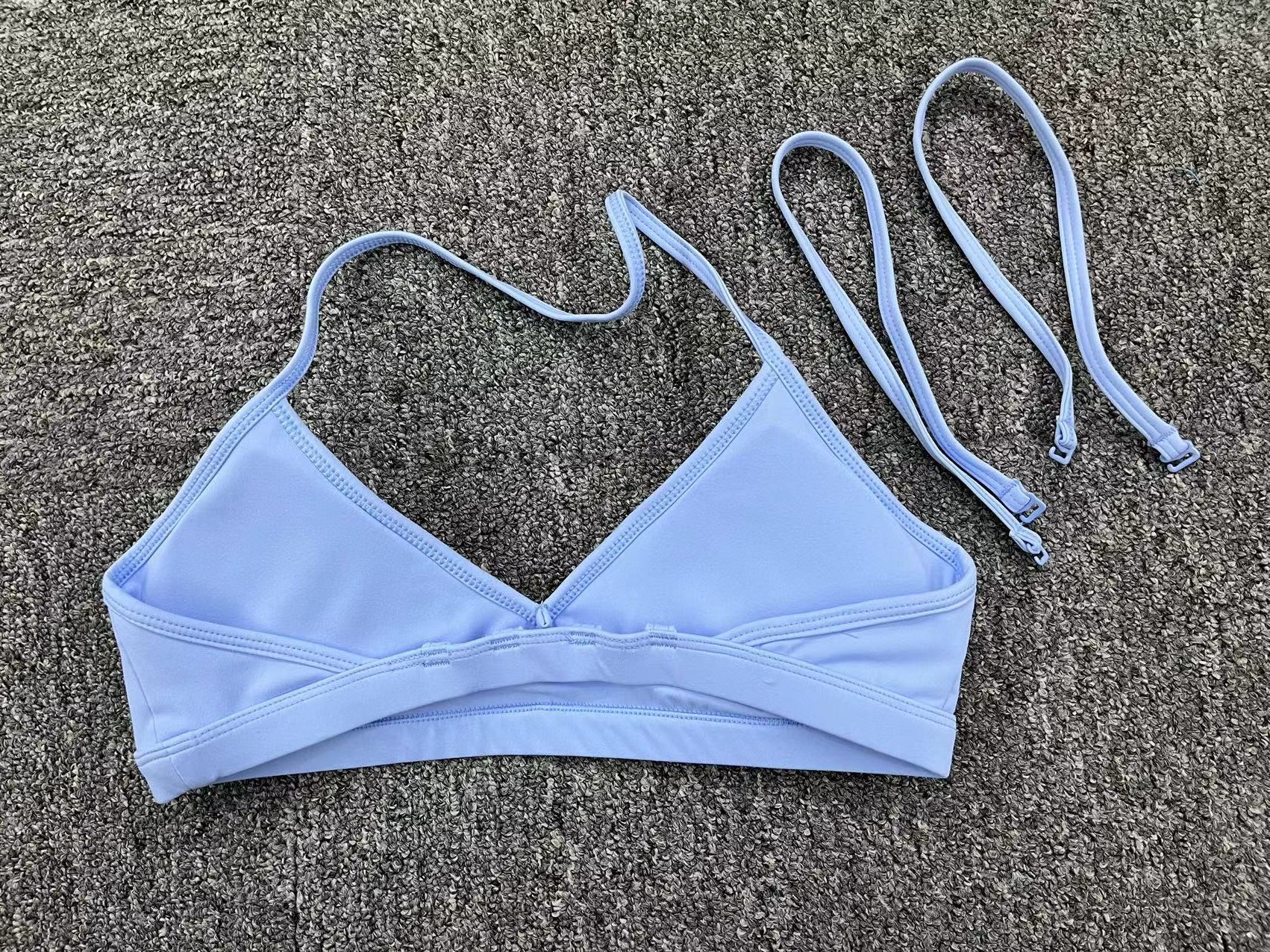 59g Weight Sleeveless Sleeve Length Nylon Fabric Type Short Top Length Halter Crisscross Tank Tops Type Gym, Yoga Occasion Halter Neck Neckline Solid Color Pattern Sports Style Sports Solid Color Nylon Halter Neck Active Tops Halter Crisscross Tank 33