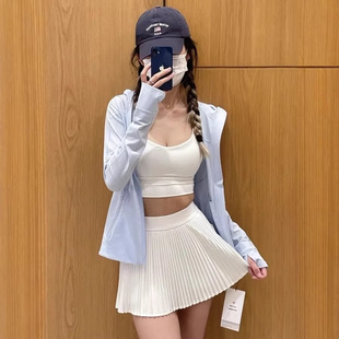 luluԭ��Ůʿ�L��ȹ��Varsity�W��ȹ�ܲ��\�Ӹߠ��������ȹ����