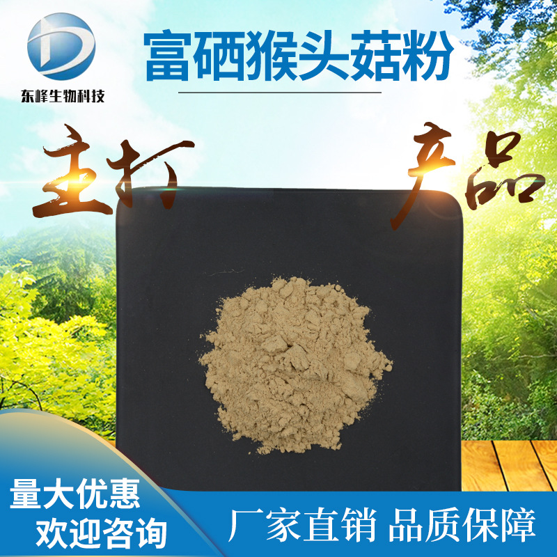 现货供应200ppm富硒猴头菇粉 有机硒猴头菇提取物富硒猴头菇粉