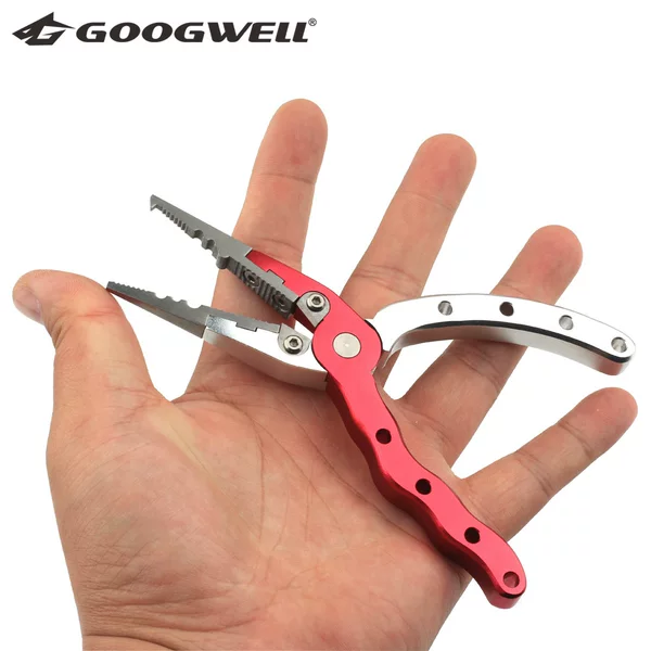 Goldwell Mini Aluminum Alloy Luya Pliers Tool Cutter Stainless Steel Pliers Tungsten Steel Blade Fishing Gear