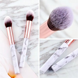Marble Makeup Brush Single Brush Highlight Brush Blush Brush Large Quantity Preferential Ultra-Soft Flame Highlight Brush Soft Bristles